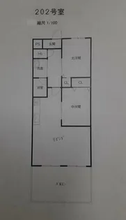 岩室マンション【2階】の間取り