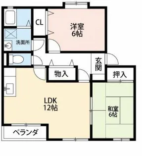 パークサイドスクエアⅢ【201号室】の間取り