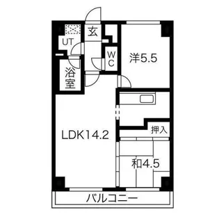 ガーデンハイツ【4階】の間取り