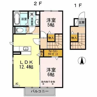 スリジエコート【2階】の間取り