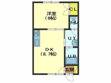 グランベリー川原【216号室】の間取り