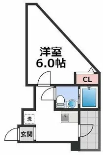 ミストラル本町ウエスト【3階】の間取り