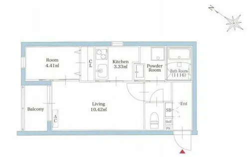 リアンレガーロ平尾ステーション【5階】の間取り