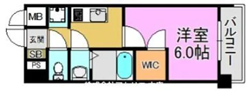 プレサンス長田レジェール【2階】の間取り