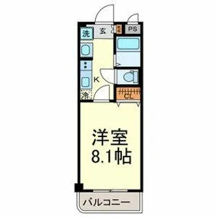 プランドール中村公園【2階】の間取り