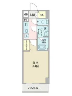 WESTIN柴田【0603号室】の間取り