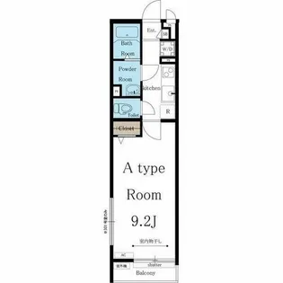 リブリ・砂田橋【2階】の間取り