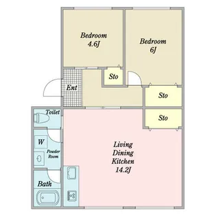 アルコープ渋谷【0203号室】の間取り