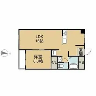 第二森ビル【2階】の間取り