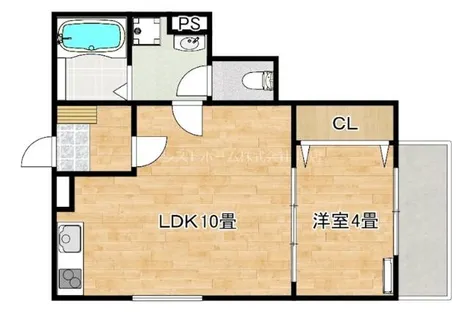 F+style浜寺石津町西2号館【202号室】の間取り