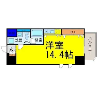 1Rの間取り画像