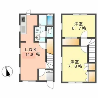ラ マカレーナ【G1号室】の間取り