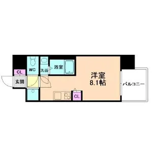 セレニテ十三ミラク【9階】の間取り