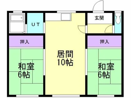 チセイハウスA【101号室】の間取り