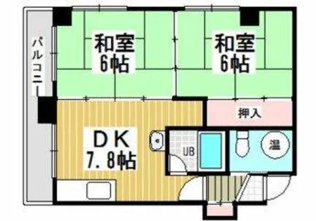 コーポサンエス【207号室】の間取り