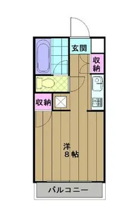 エクセル北浦【3階】の間取り