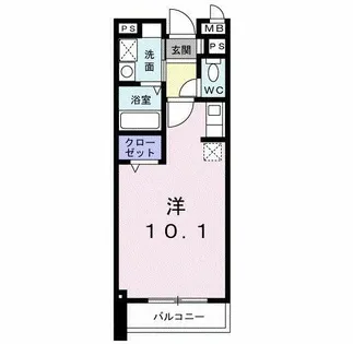 クレール メゾン【2階】の間取り
