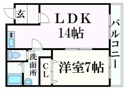 シティライフ北条【2階】の間取り