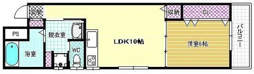 第3コーポ平野【3階】の間取り