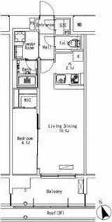 SLR東岡崎駅前【10階】の間取り