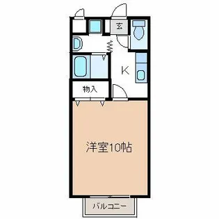 エスペランサ宮地【2階】の間取り