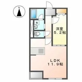 ホリーステージ城山【3階】の間取り