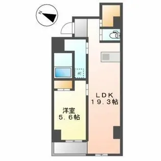 verite覚王山【4階】の間取り