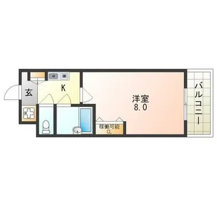 フレンドシップⅠ【602号室】の間取り