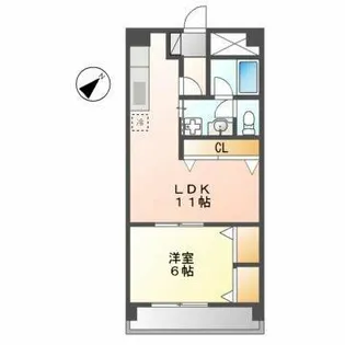 大脇ビル【5階】の間取り