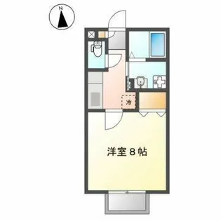 パセオ稲生【1階】の間取り