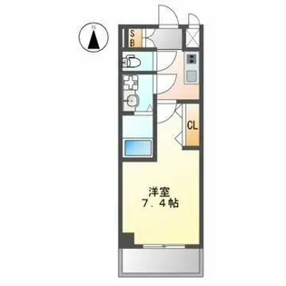 1Kの間取り画像