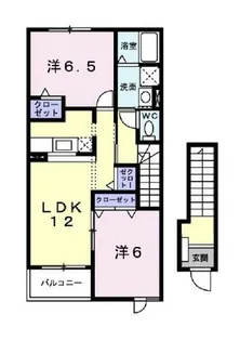 ネオ・ユニゾンⅠ【2階】の間取り