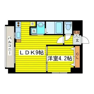 PRIME URBAN北11条【3階】の間取り