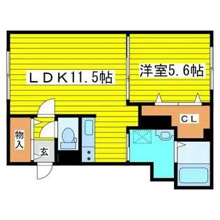 グランメールグランデⅡ【4階】の間取り