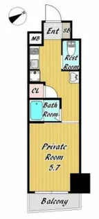 シャトー・デ・シリウス【4階】の間取り