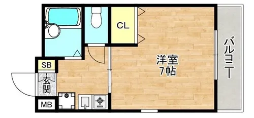 メゾンフレグランス【3階】の間取り
