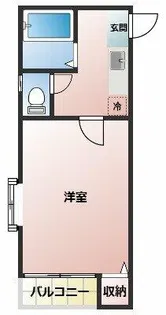ロフト志賀本通【2階】の間取り