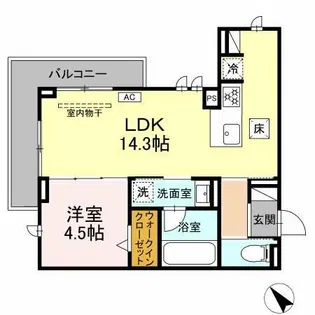 D-avance佐藤一丁目【1階】の間取り