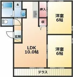 エスペランサI【1階】の間取り