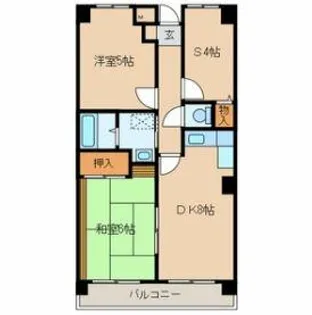 ファミールメゾン【6階】の間取り