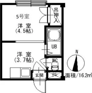 ロイヤルパーク8・12【3階】の間取り