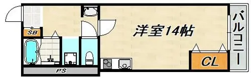 メゾンALL-IN【1階】の間取り