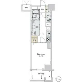 愛知県名古屋市中区新栄1丁目【マンション】の間取り