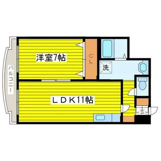 メゾンエクセル【303号室】の間取り