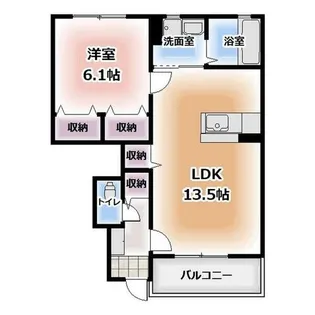 レジデンス五条【1階】の間取り