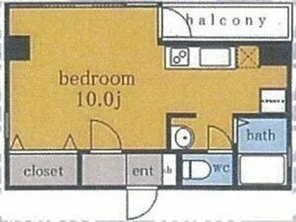 プリマベーラ名駅【8階】の間取り