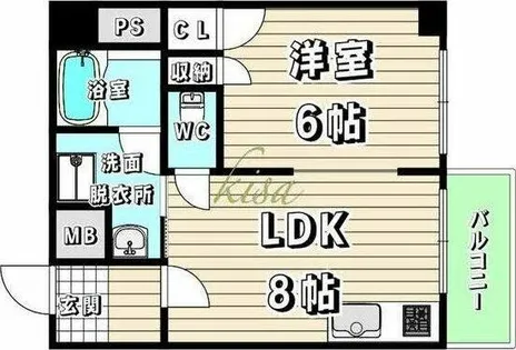 中京第3ビル【5階】の間取り