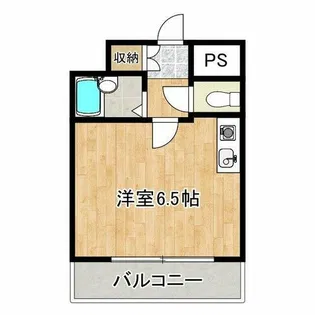 マンションスムス【6階】の間取り