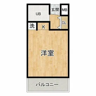 ウエステージ夕陽丘【6階】の間取り