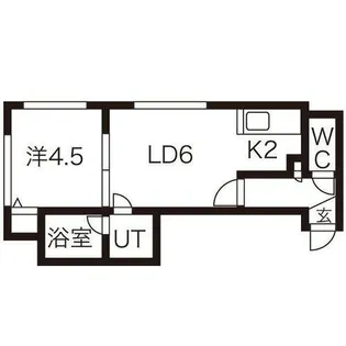 カルムプラッツ【2階】の間取り